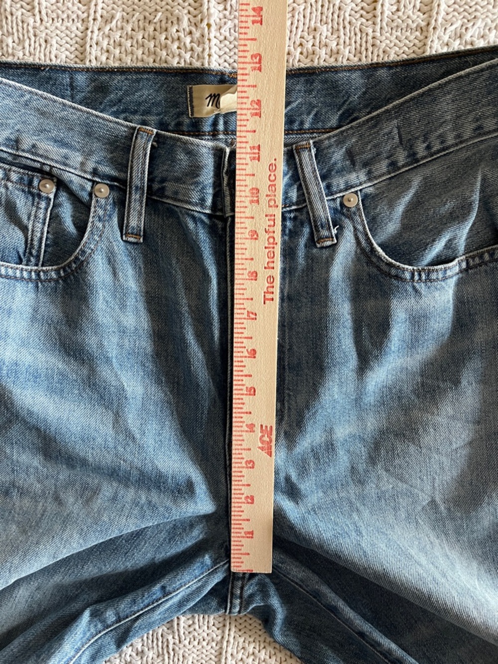 Madewell The Slouchy Boyjean in Riverspring Wash Sz 28 - Picture 11 of 16